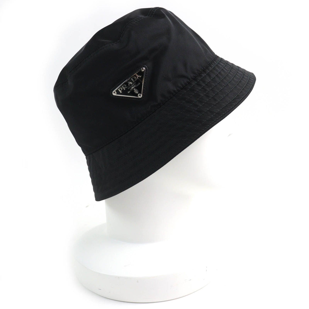 Prada Re-Nylon Bucket Hat Black — view 3