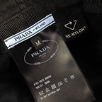 Prada Re-Nylon Bucket Hat Black — view 8