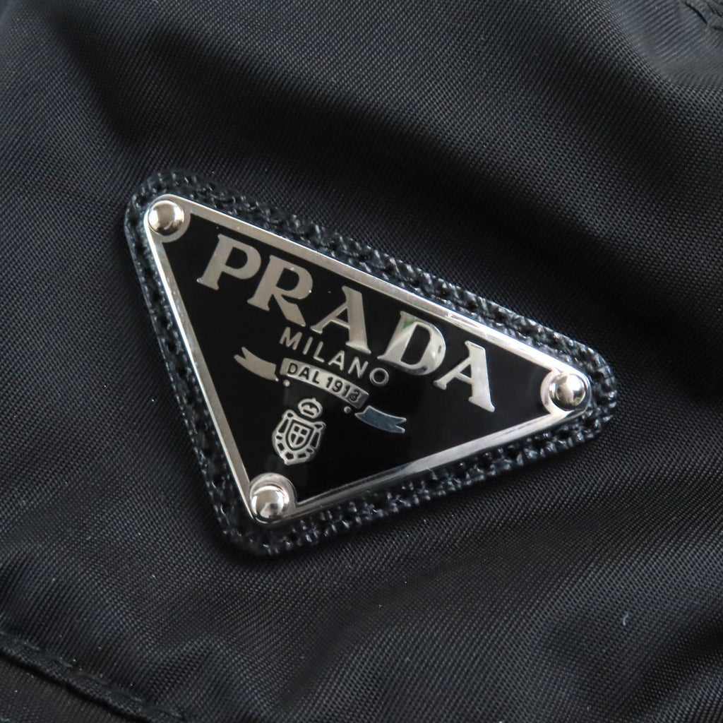 Prada Re-Nylon Bucket Hat Black — view 7