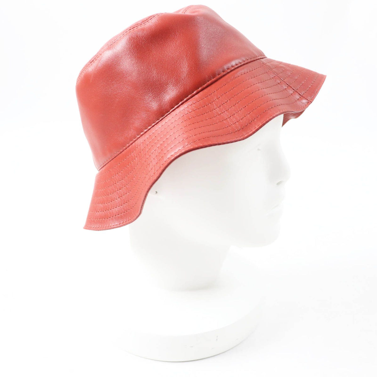 Loewe Lambskin Anagram Patched Fisherman Hat Bucket Hat Terracotta 57 — view 6