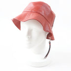 Loewe Lambskin Anagram Patched Fisherman Hat Bucket Hat Terracotta 57 — view 3