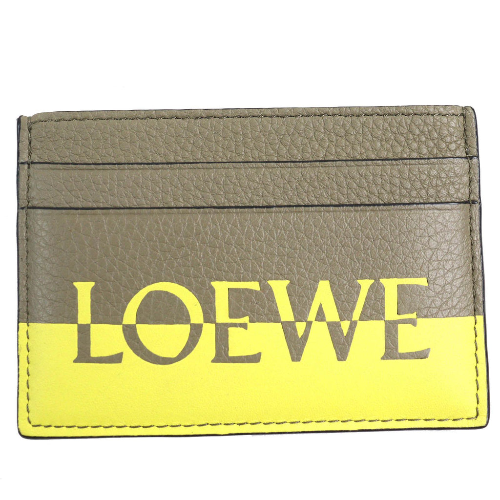 Loewe Signature Plain Cardholder Card Case Logo Leather