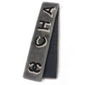 Chanel 20B Shearling Lining Cashmere CC Logo Design Tippet Shawl Gray Scarf