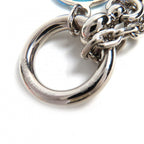 Hermes Necklace Helios Fer a Cheval Camaieu Blue Horseshoe Pendant — view 6