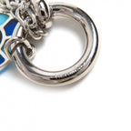 Hermes Necklace Helios Fer a Cheval Camaieu Blue Horseshoe Pendant — view 7