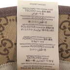Gucci GG Canvas Leather Piping Bucket Hat Fedora Hat Beige — view 8