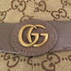 Gucci GG Canvas Leather Piping Bucket Hat Fedora Hat Beige — view 5