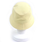 Hermes Calvi Cotton 100% Sellier Bucket Hat Yellow 57 — view 4