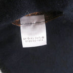 Louis Vuitton Cashmere 100% Monogram Fringe Shawl Scarf Black Navy — view 7