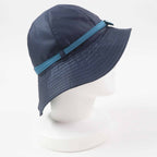 Hermes Silver Hat with Belt Navy Light Blue 56 — view 4