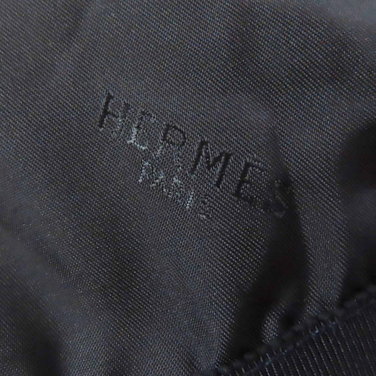 Hermes Silver Hat with Belt Navy Light Blue 56 — view 8