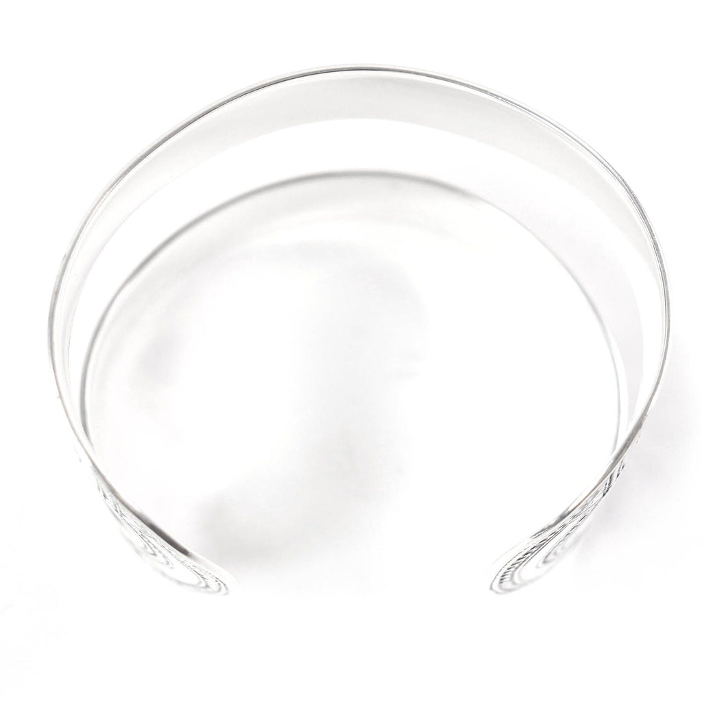Hermes Toareg Bracelet Bangle Silver — view 3
