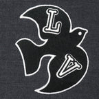 Louis Vuitton Echarpe LV Harmony Wool 100% Logo Patch Scarf Gray — view 5