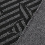 Louis Vuitton Echarpe LV Harmony Wool 100% Logo Patch Scarf Gray — view 4