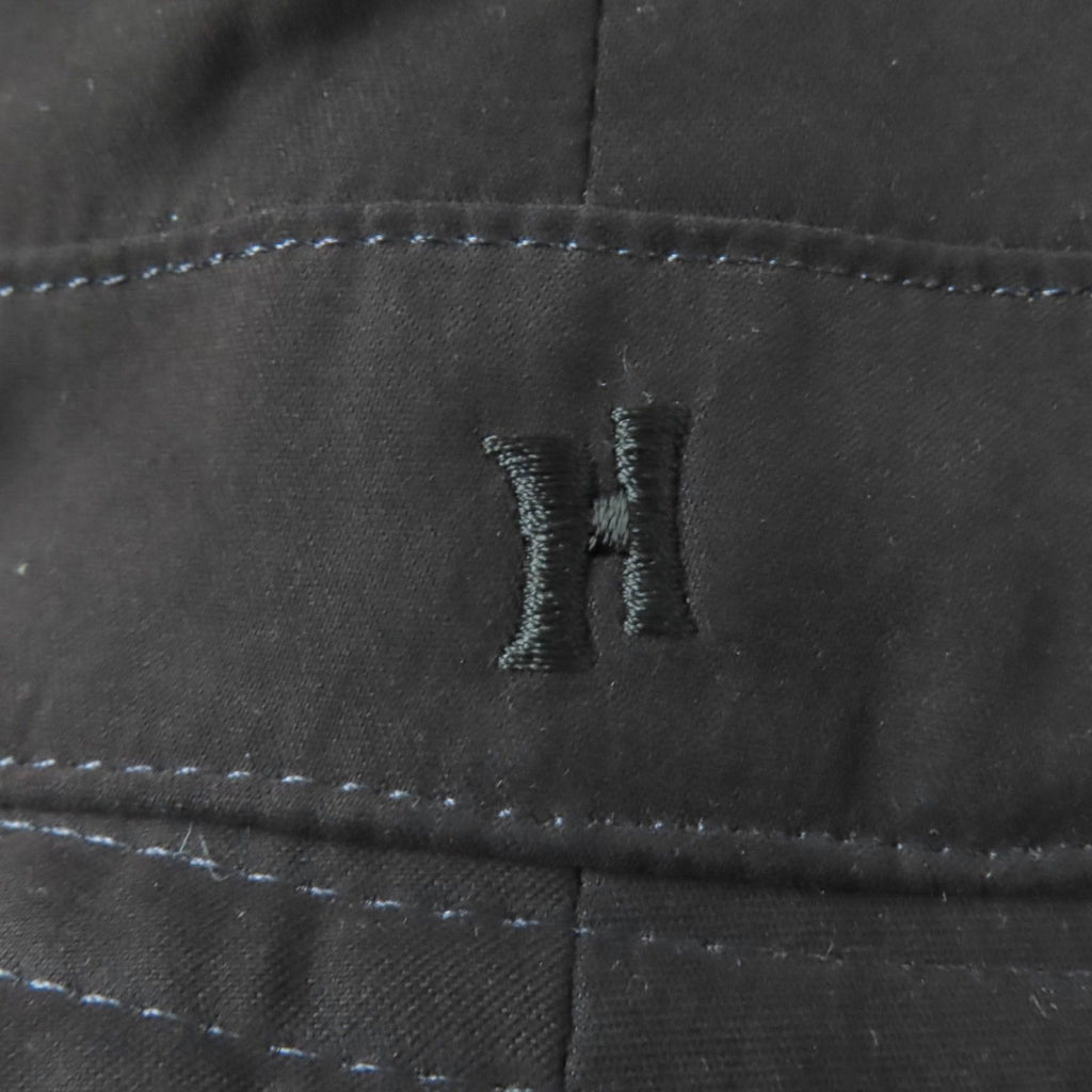 Hermes H Logo Embroidery Wide Brim Hat Dark Brown 56 — view 7