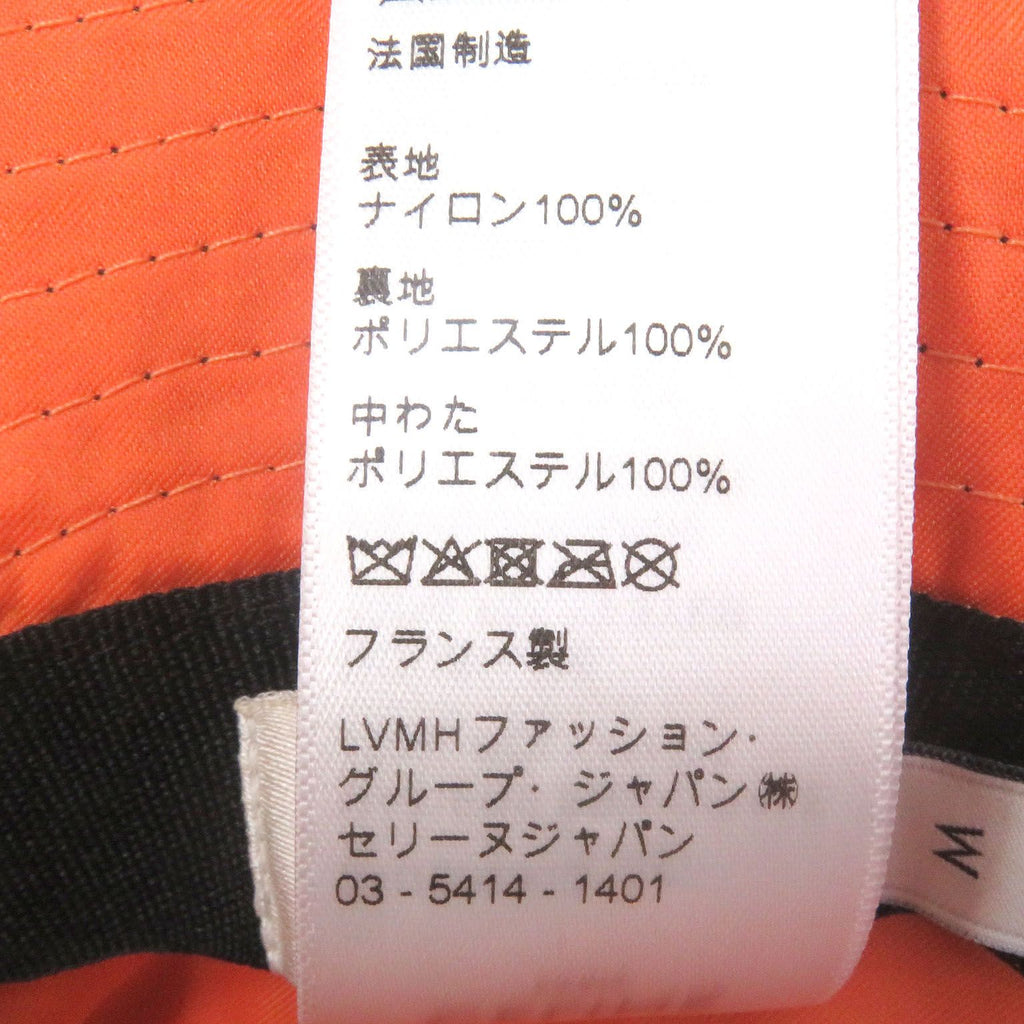 Celine Logo Print Quilted Bucket Hat Black — view 8