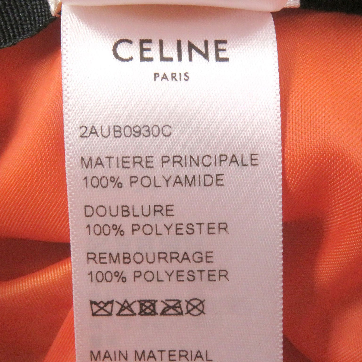 Celine Logo Print Quilted Bucket Hat Black — view 7