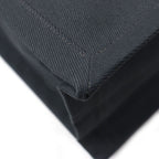 Saint Laurent Paris Rive Gauche S Canvas Leather Tote Bag Dark Gray Black — view 5