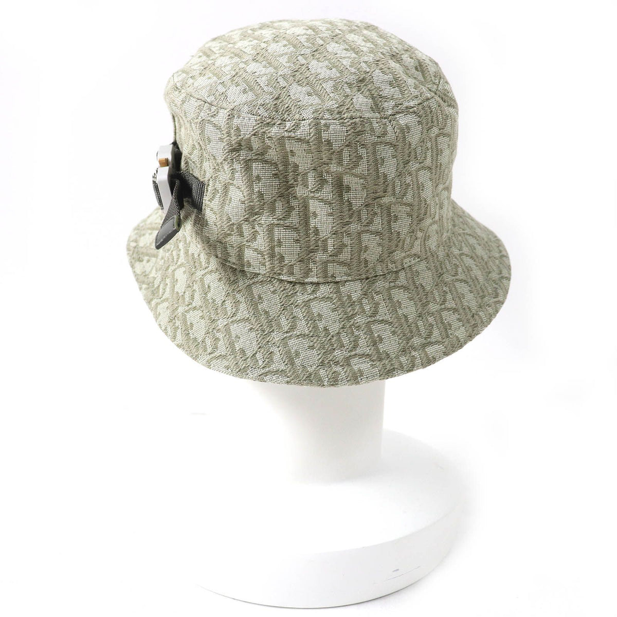 Dior Homme Cotton Oblique All Over Print Logo with Roller Buckle Jacquard — view 4
