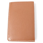 Hermes H Sellier Gold Veau Evercolor Card Case