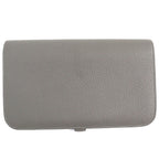 Hermes Dogon GM Duo Gris Meyer Silver Sellier Buttons Togo Wallet — view 3
