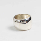 Chanel Vintage Logo Ring Silver — view 3