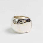 Chanel Vintage Logo Ring Silver — view 5