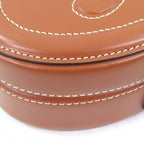 Celine Oval Minaudiere Cuir Triomphe Smooth Calfskin Handbag Tan — view 6