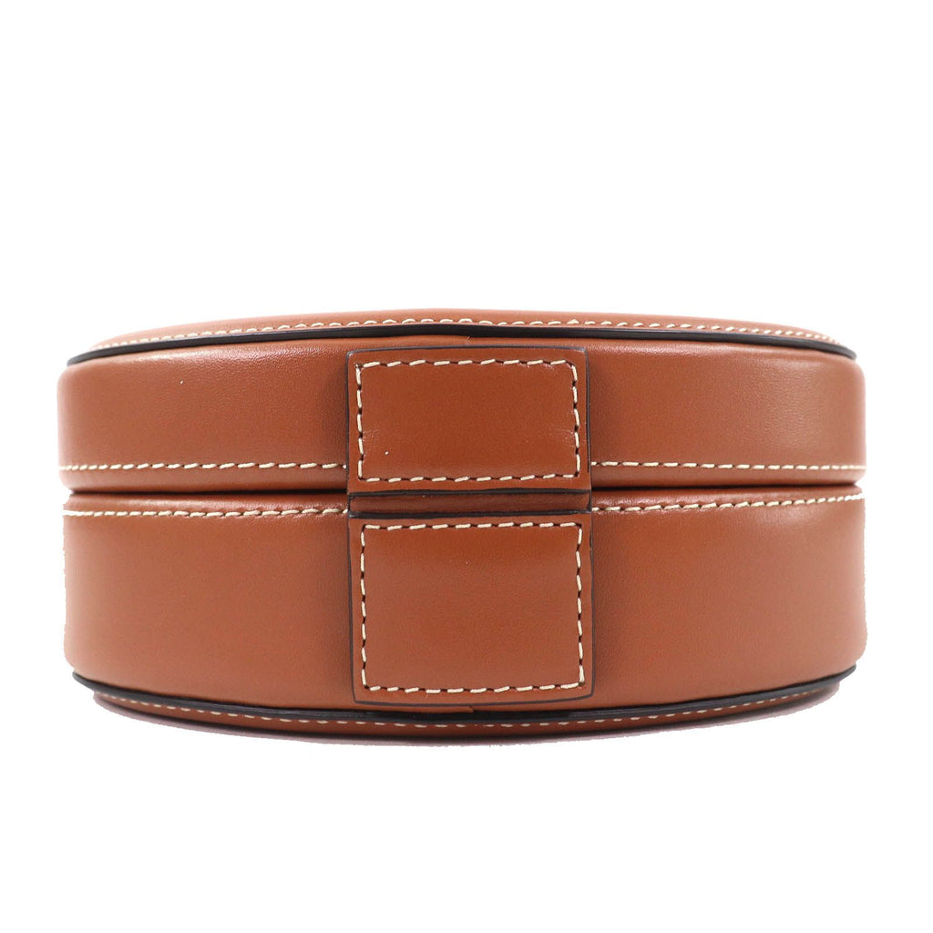 Celine Oval Minaudiere Cuir Triomphe Smooth Calfskin Handbag Tan — view 5