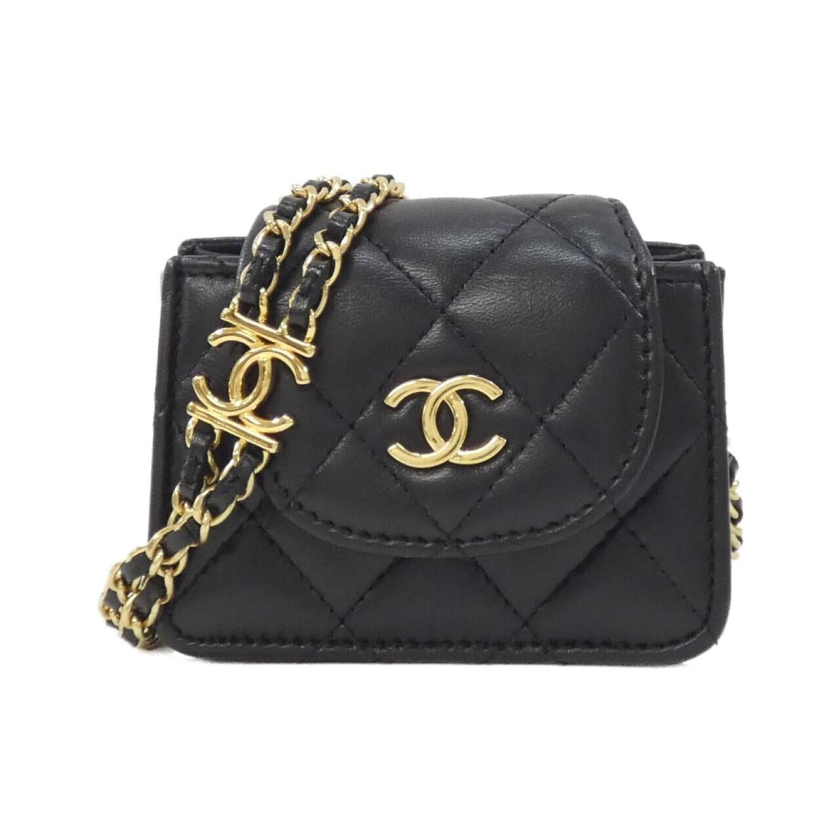 Chanel Chain Clutch Black