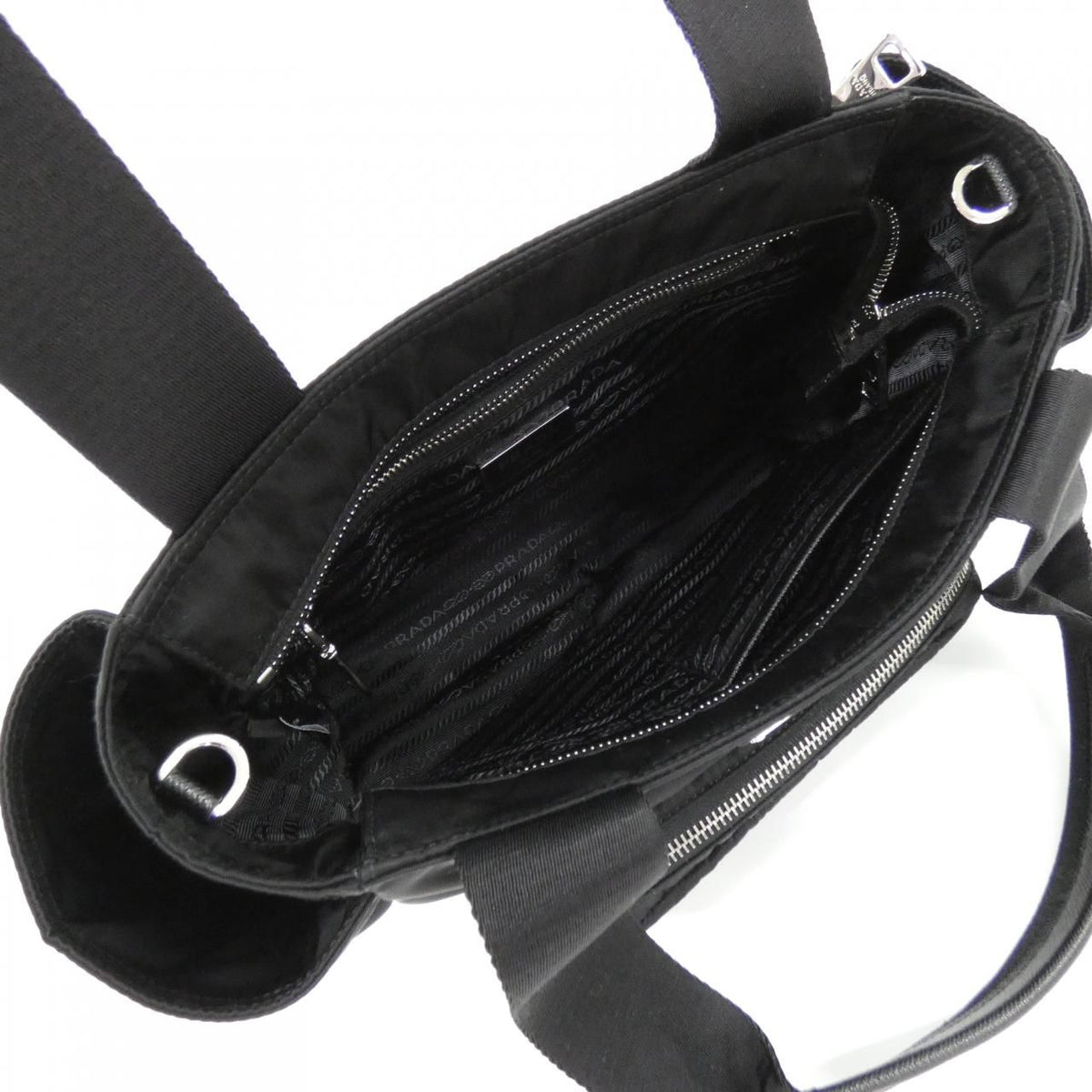 Prada Bag Handbag Silver — view 5
