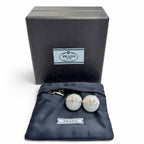 Prada Logo Crystal Ball Earrings — view 2