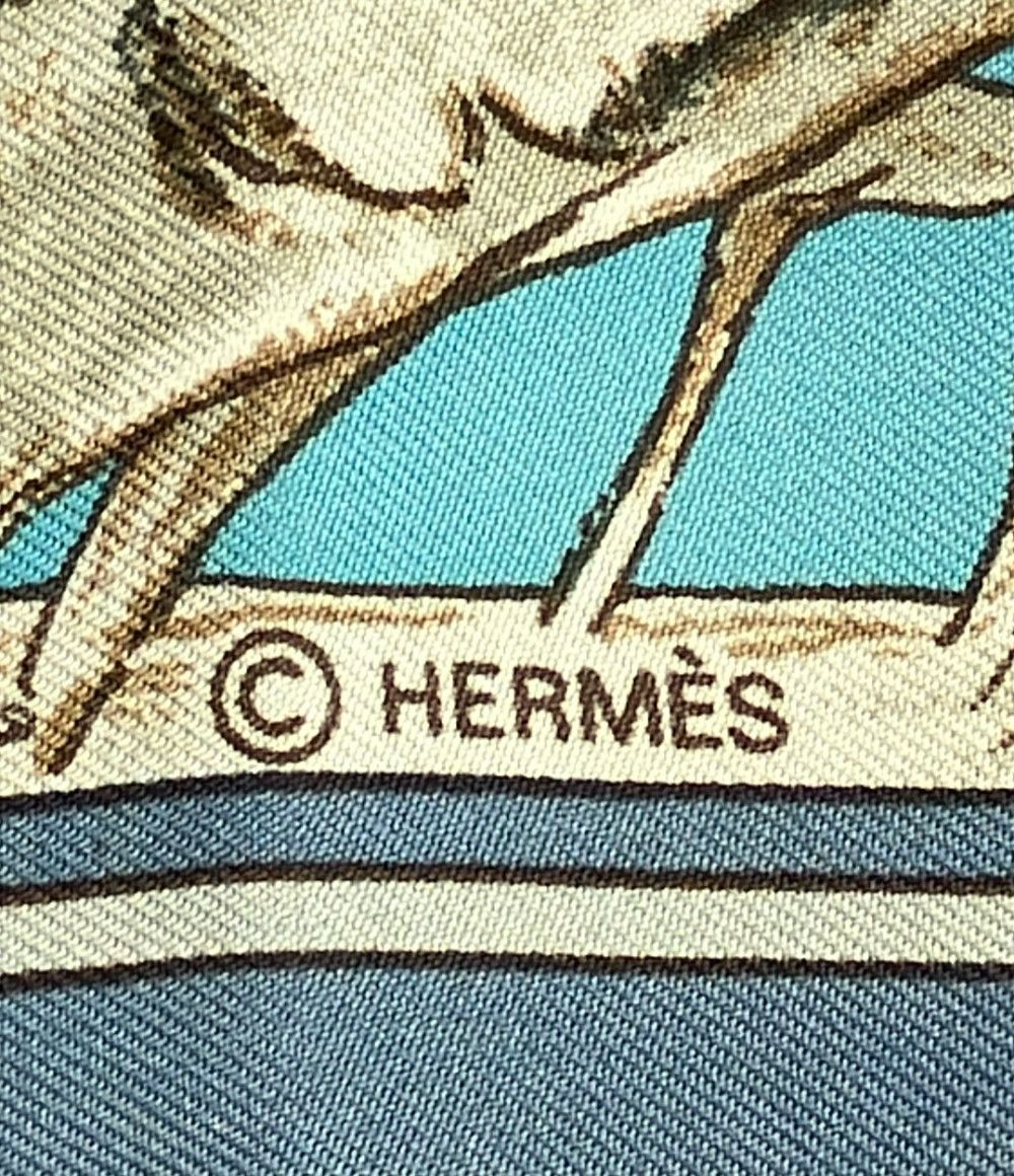 Hermes Scarf Carre 90 Silk 100% Forest Hunting — view 2