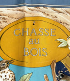 Hermes Scarf Carre 90 Silk 100% Forest Hunting — view 4