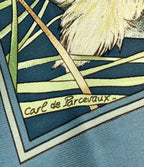 Hermes Scarf Carre 90 Silk 100% Forest Hunting — view 5