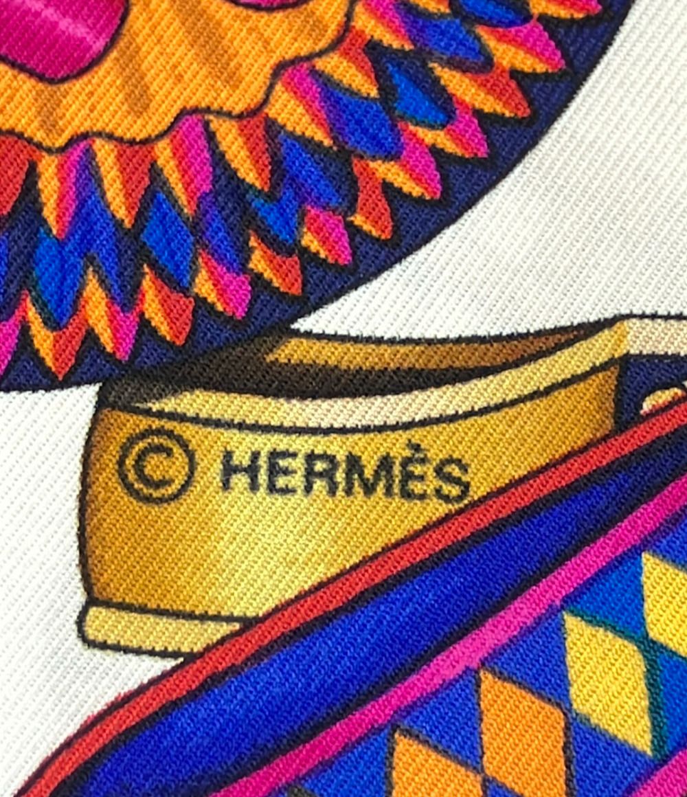 Hermes Scarf Carre 90 Silk 100% Horse Ribbon — view 2