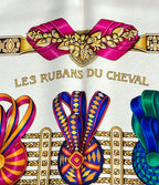 Hermes Scarf Carre 90 Silk 100% Horse Ribbon — view 4