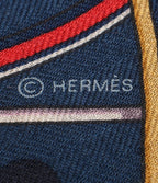 Hermes Large Shawl Scarf Voitures en Equilibre Elaborate Carriage — view 6