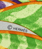 Hermes Scarf Carre 90 Silk 100% Bromeliad Inventory — view 2