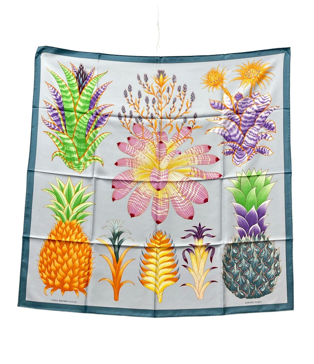 Hermes Scarf Carre 90 Silk 100% Bromeliad Inventory
