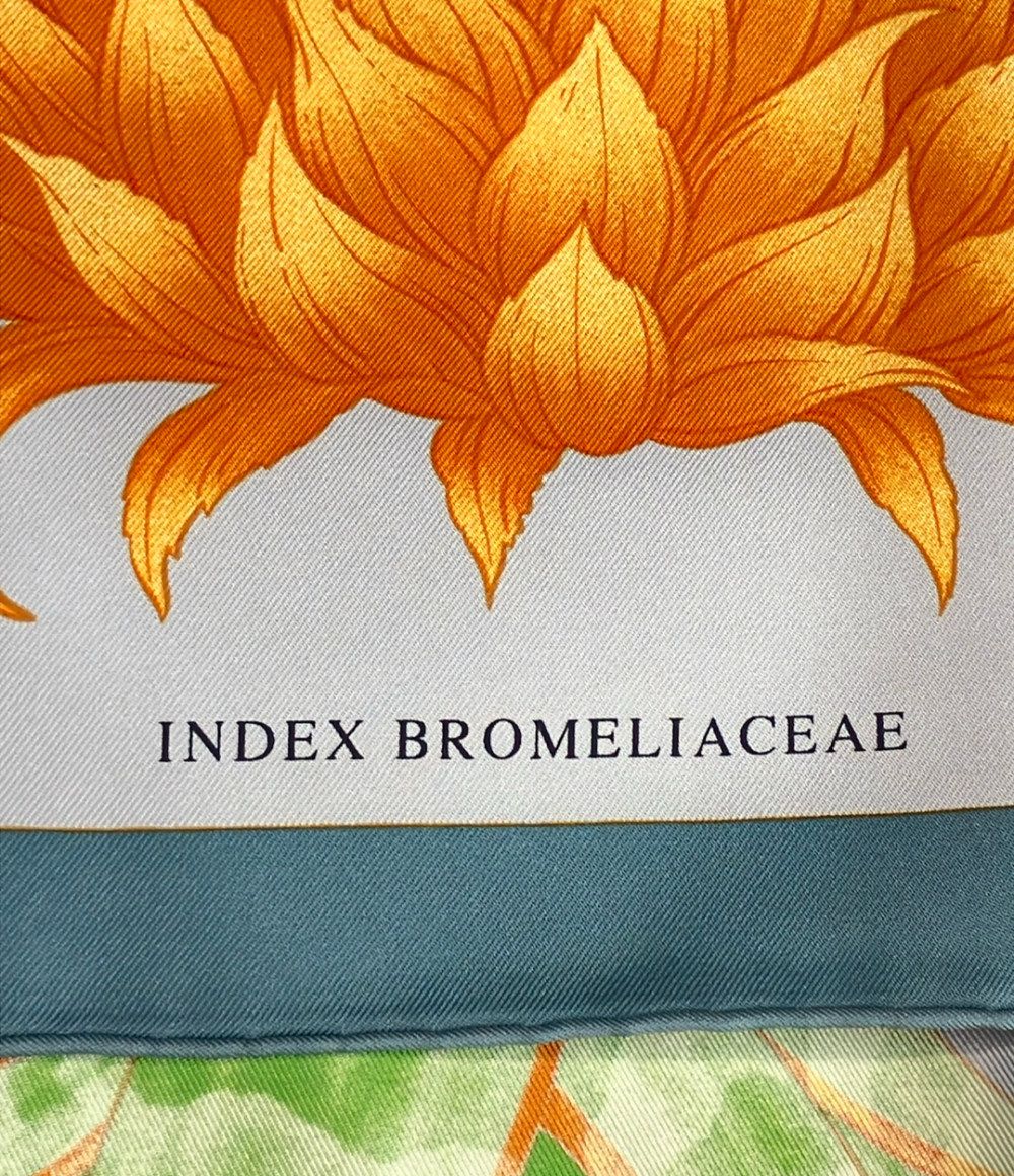Hermes Scarf Carre 90 Silk 100% Bromeliad Inventory — view 4