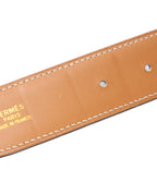 Hermes Belt Gold H Buckle Reversible Constance — view 8