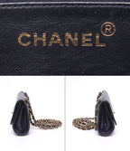 Chanel Chain Shoulder Bag Crossbody Gold Quilted Single Flap Caviar Leather — view 4