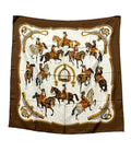 Hermes Scarf Carre 90 Silk 100% Reprise