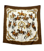 Hermes Scarf Carre 90 Silk 100% Reprise