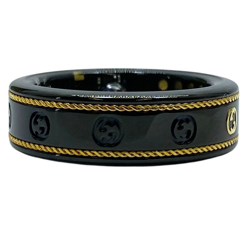 Gucci x Oura Smart Ring Black Coated Titanium — view 4
