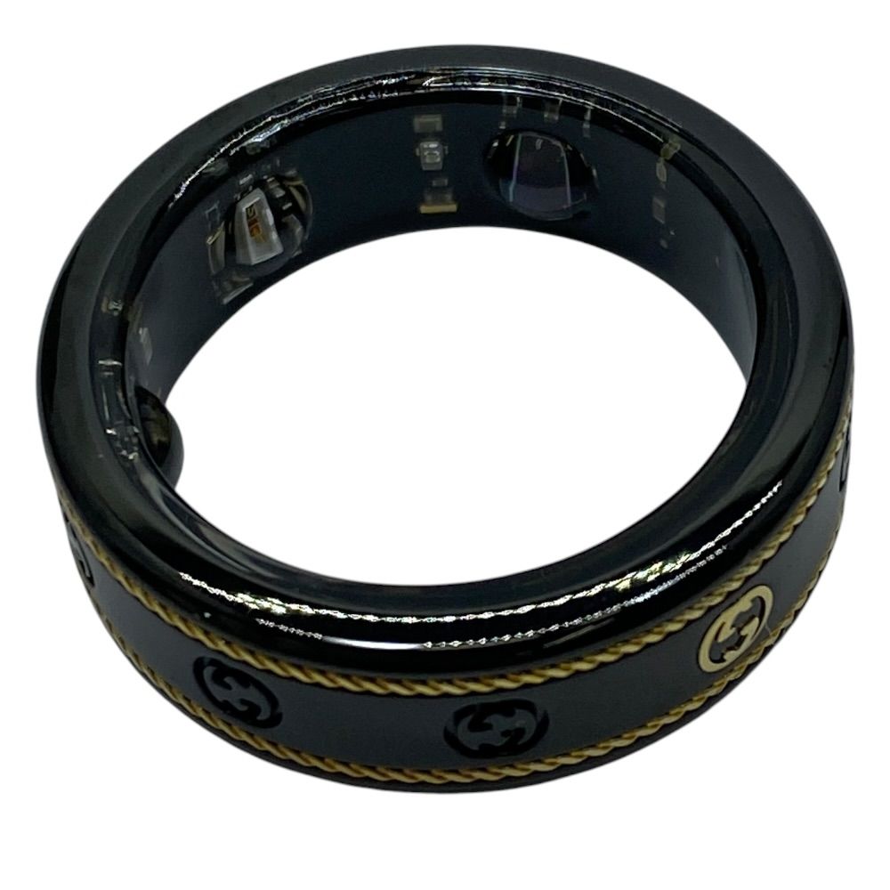 Gucci x Oura Smart Ring Black Coated Titanium — view 6