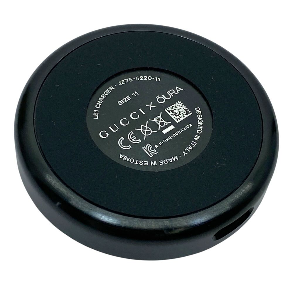 Gucci x Oura Smart Ring Black Coated Titanium — view 8