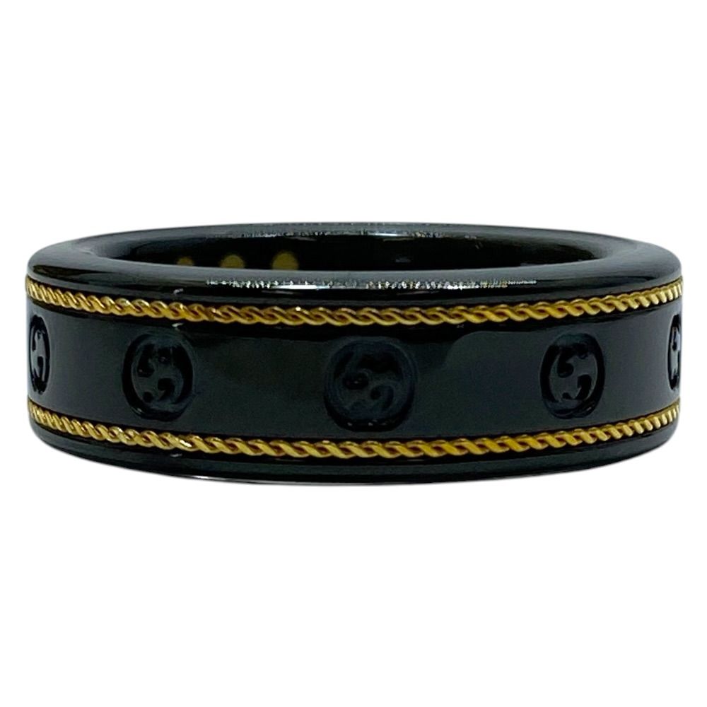 Gucci x Oura Smart Ring Black Coated Titanium — view 3