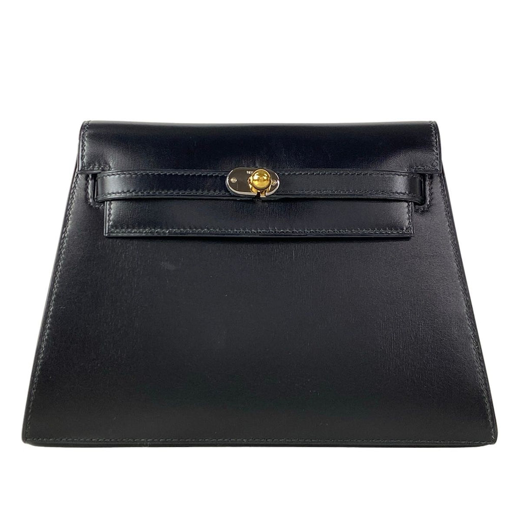Hermes Clutch Kelly Black